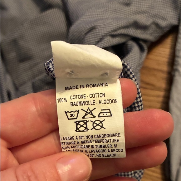 Pal Zileri Light and Dark Blue Dress Shirts - Picture 9 of 17